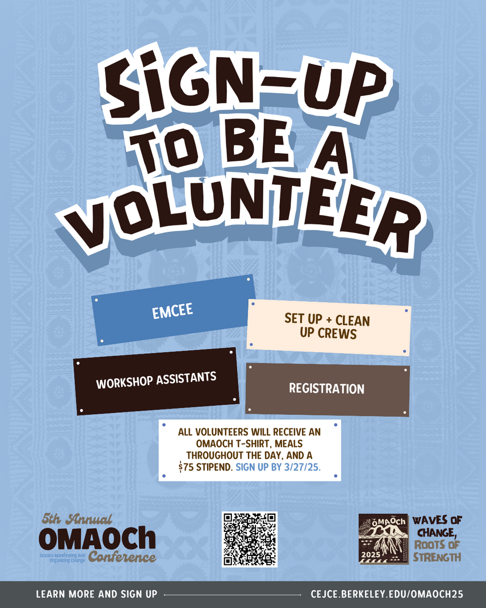 OMAOCh 2025 call for volunteers flier
