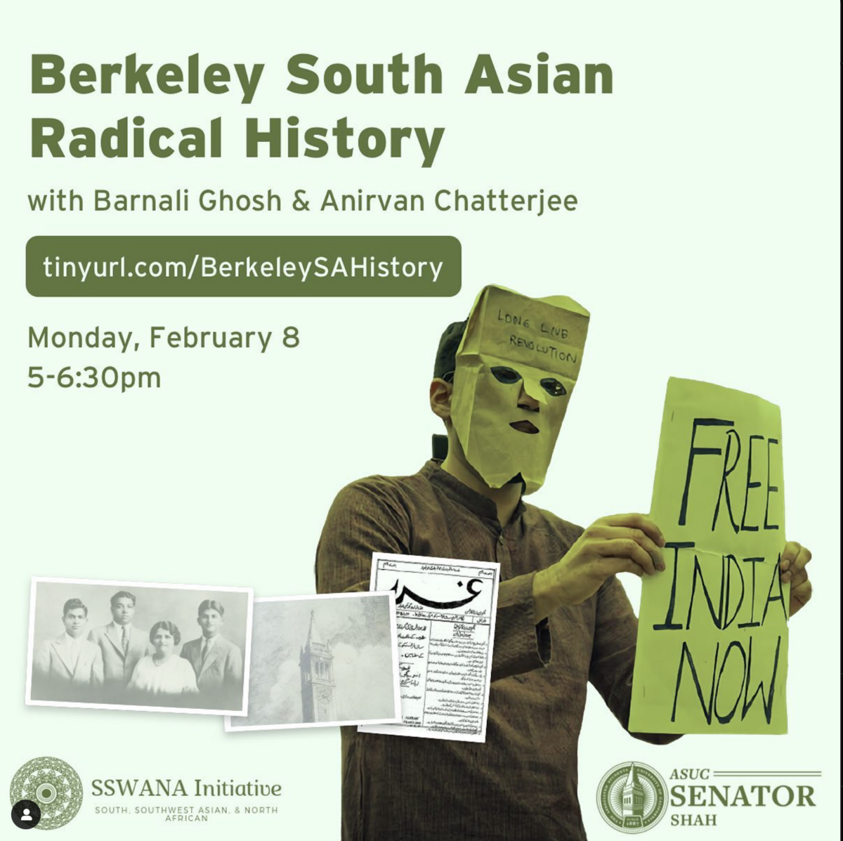 Berkeley South Asian Radical History with Barnali Ghosh & Anirvan Chatterjee Event