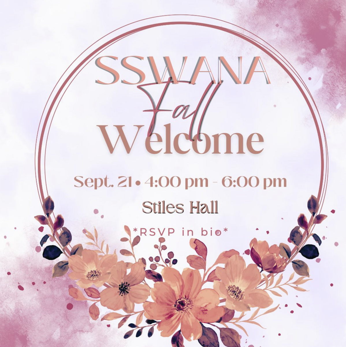 SSWANA Fall Welcome Night 2023