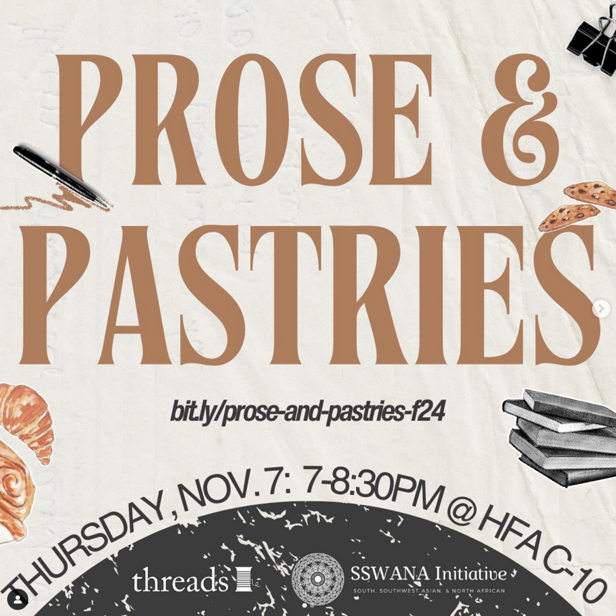 Prose and Pastries Event 2024
