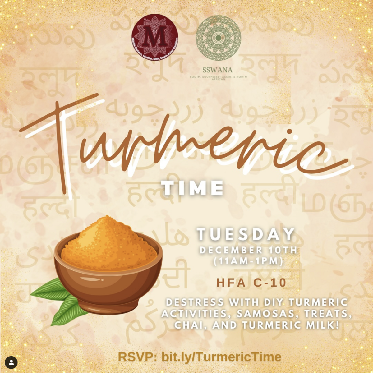 Turmeric-Themed Wellness Event