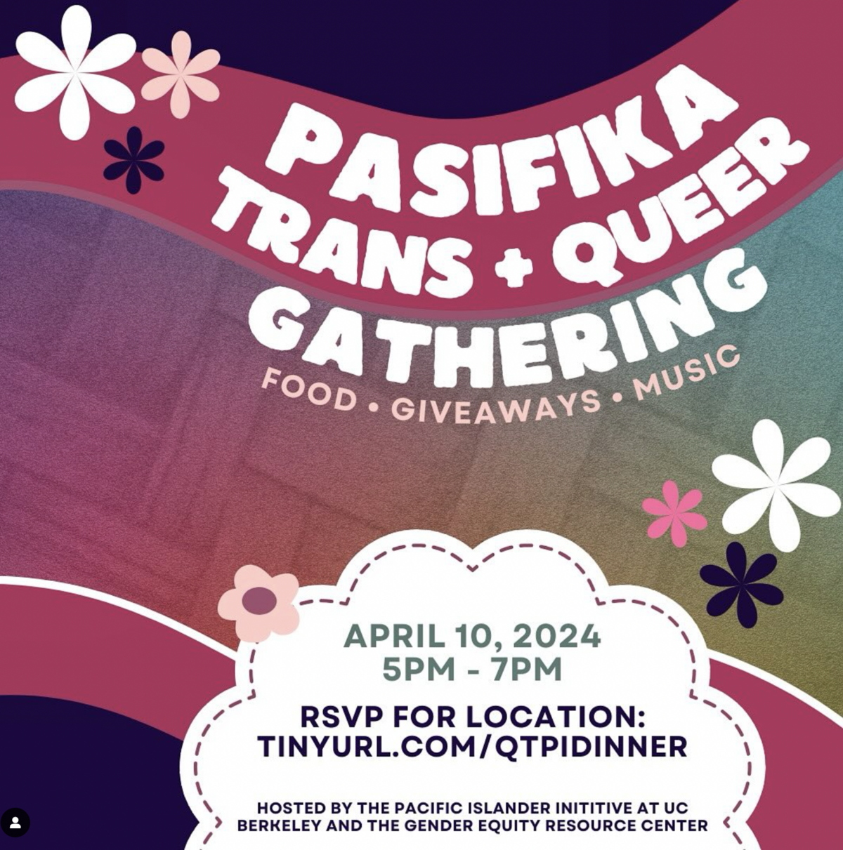 queer and trans Pasifika gathering flier