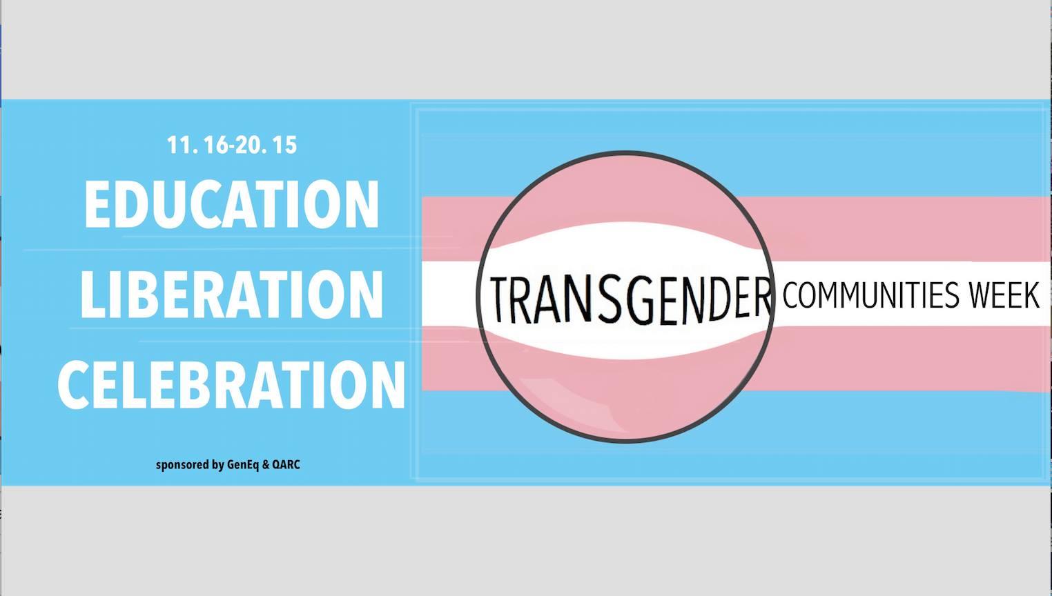 Transgender Communities Week