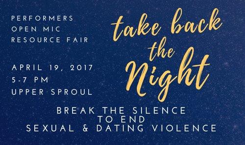 Take Back the Night Cover Photo 2017