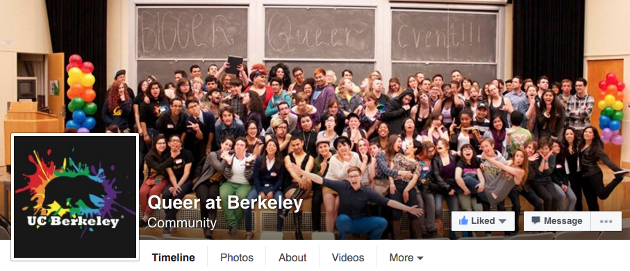 Queer at Berkeley Facebook Page