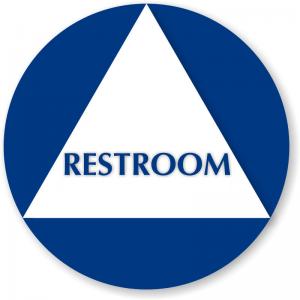 Restroom Door