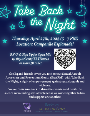 TBTN flyer with dark blue background and white neon text listing even details